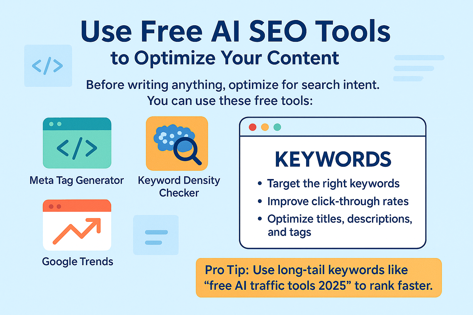 Use Free AI SEO Tools to Optimize Your Content